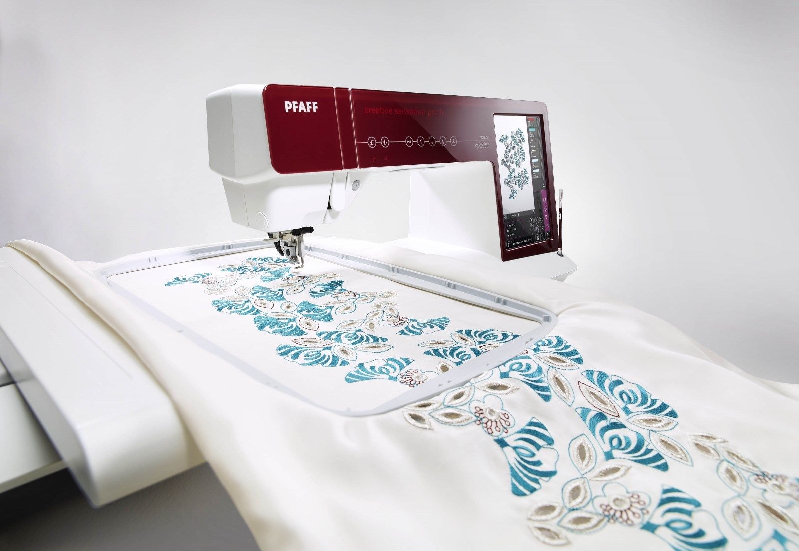 Pfaff Creative Sensation Pro II SewingEmbroidery Machine – The Silk 