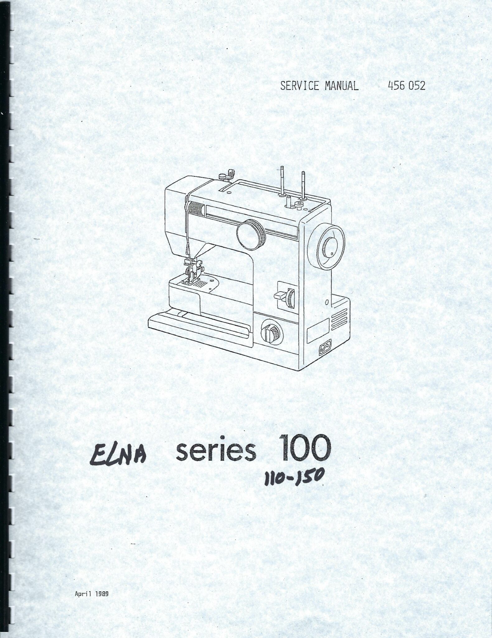 Sewing Machine Service Manual