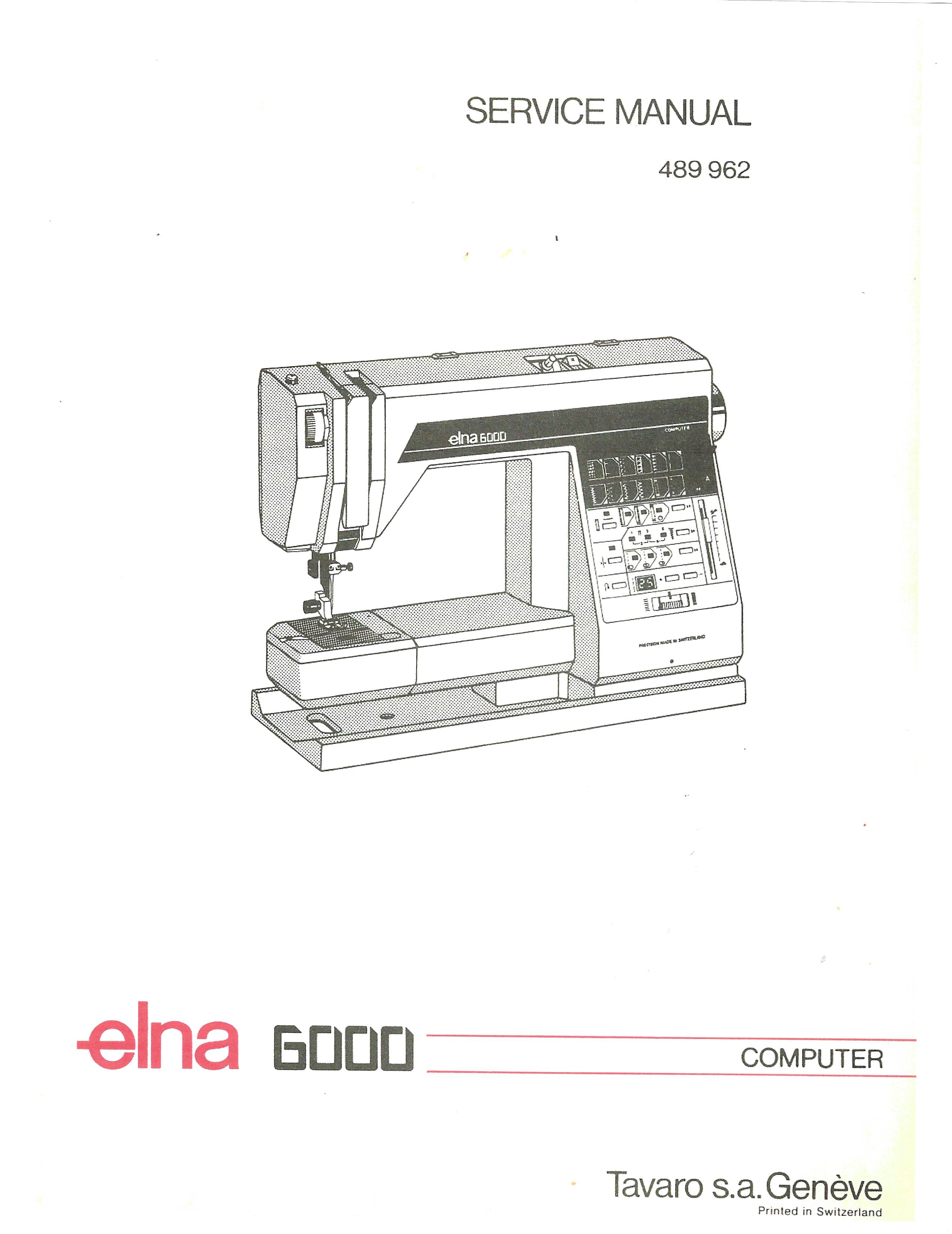 Elna el2000 sewing machine manual free