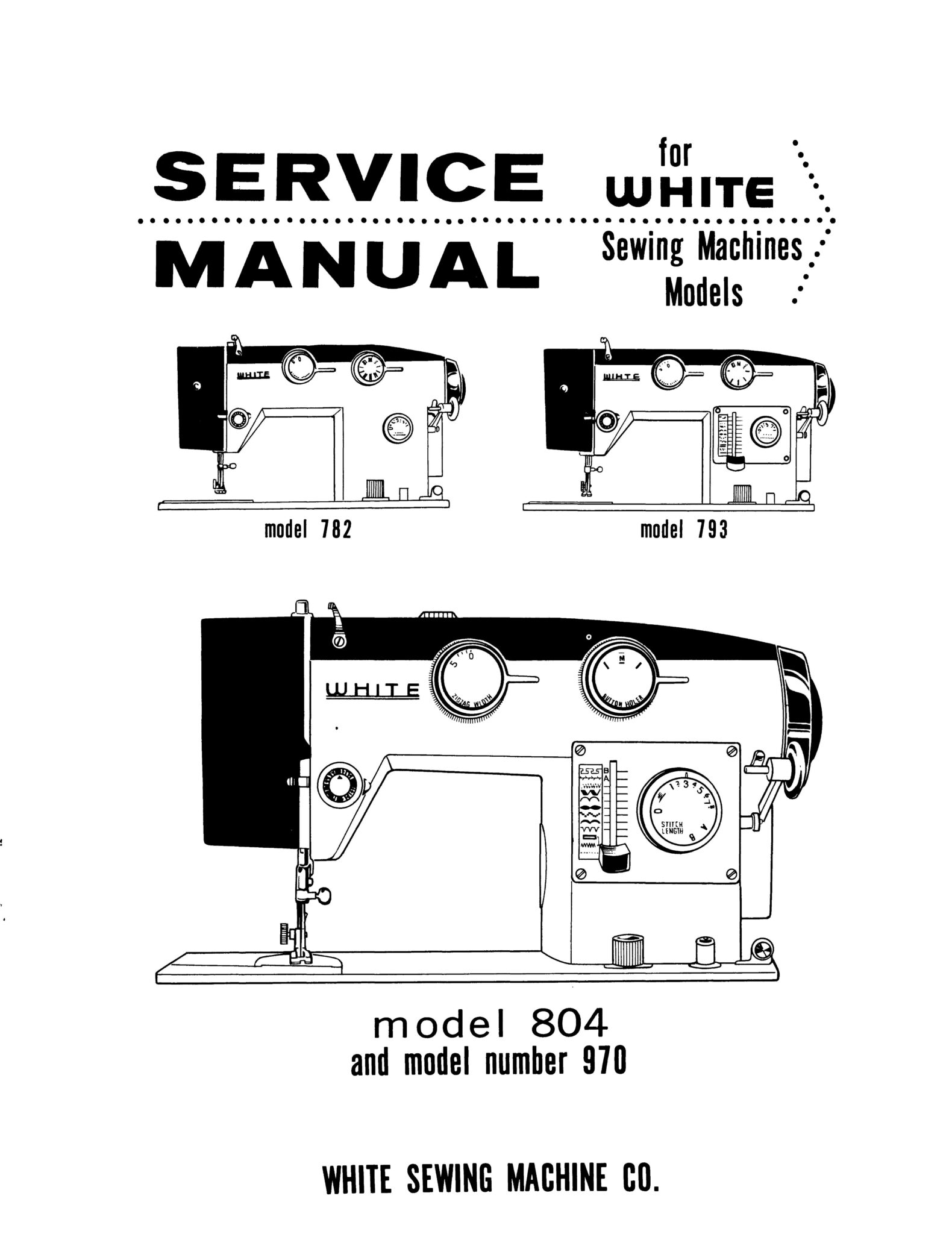 Dollhouse Kit: Sewing Machine Parts, White