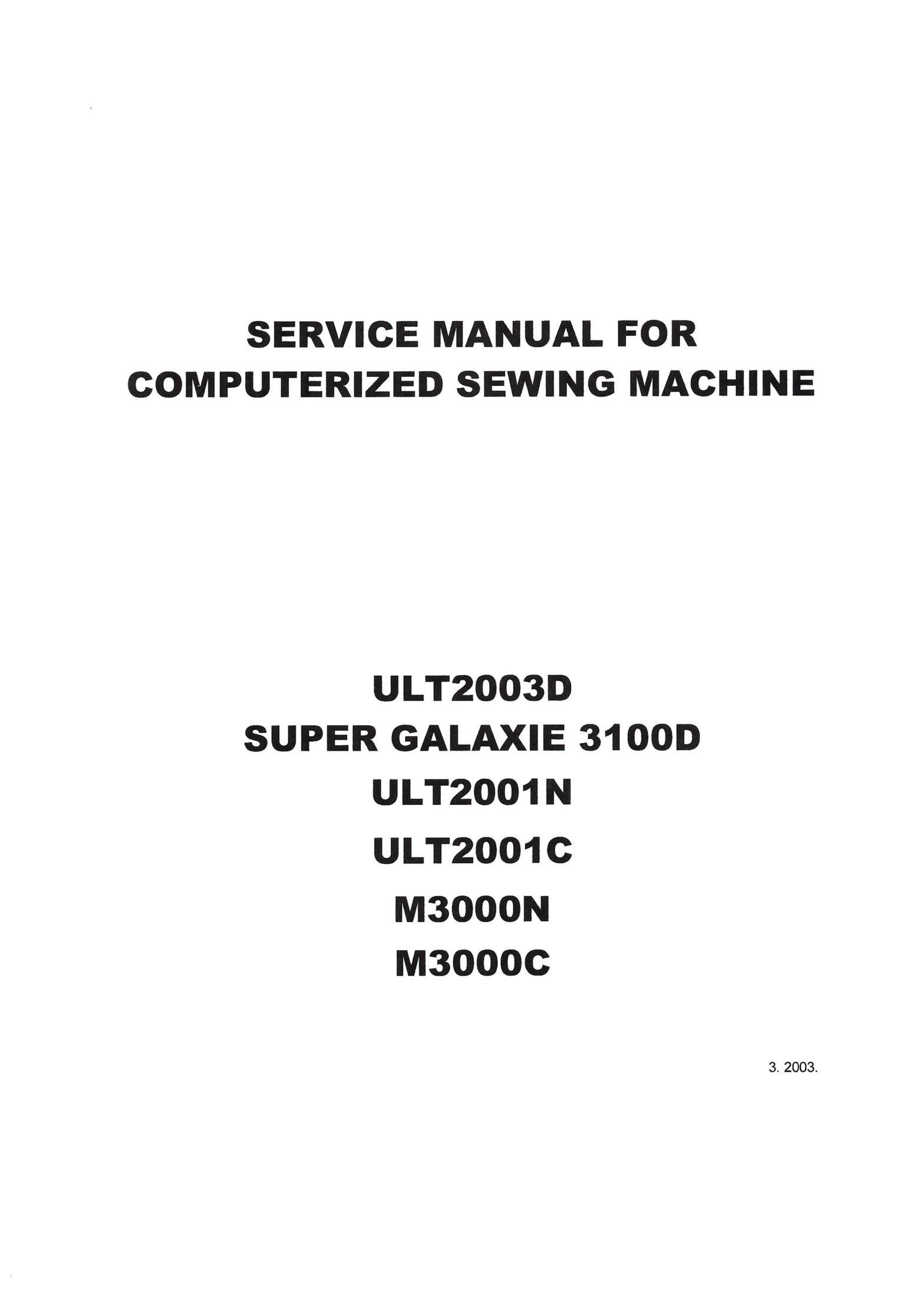 Brother Service Manuals – Page 3 – The Silk Pincushion