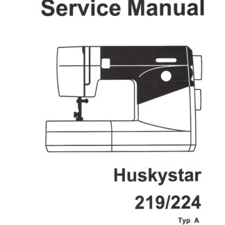 Huskystar 65 Sewing Machine Manual