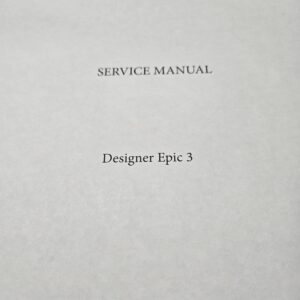 Service Manual Viking Designer Epic 3 Sewing Machine