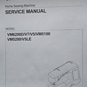 Service Manual Brother VM6200D, 5100, 5200, V5LE, V7, V5 Sewing Machine