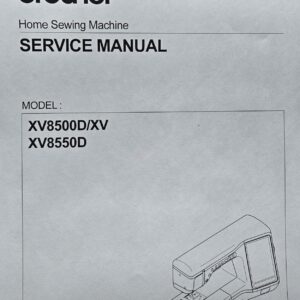 Service Manual Brother XV8500D, XV8550D Sewing Machine